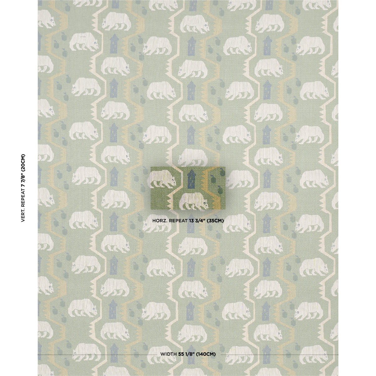 Purchase 84981 | Bear Brigade, Forest - Schumacher Fabric