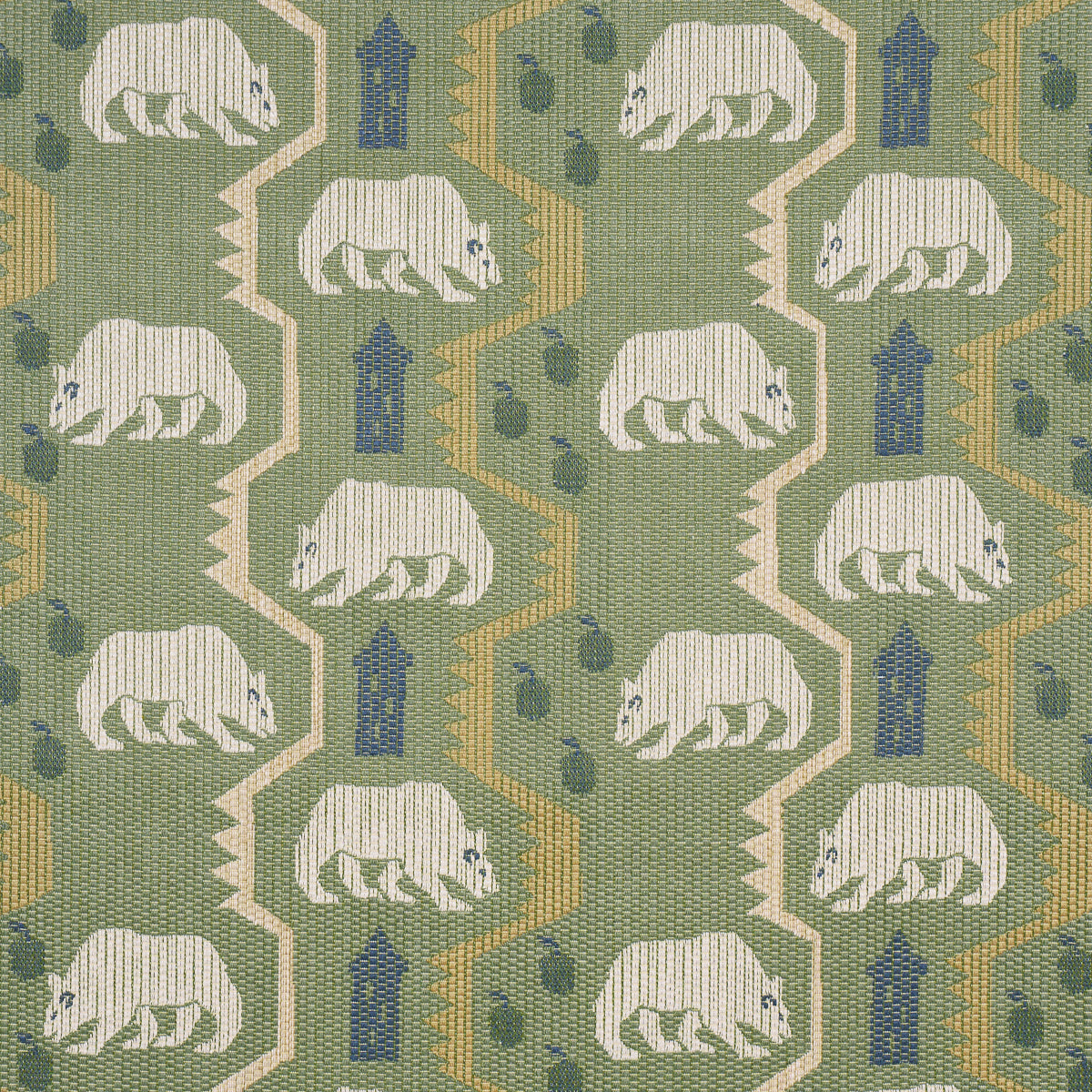 Purchase 84981 | Bear Brigade, Forest - Schumacher Fabric
