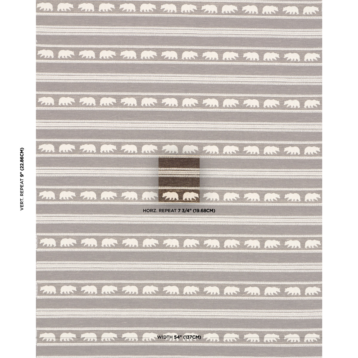 Purchase 84991 | Koda Stripe, Coffee - Schumacher Fabric