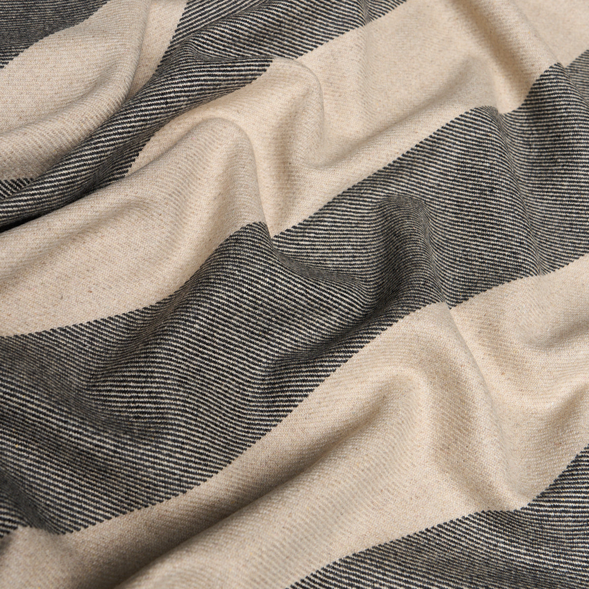 Purchase 85042 | Hemlock Stripe, Graphite - Schumacher Fabric