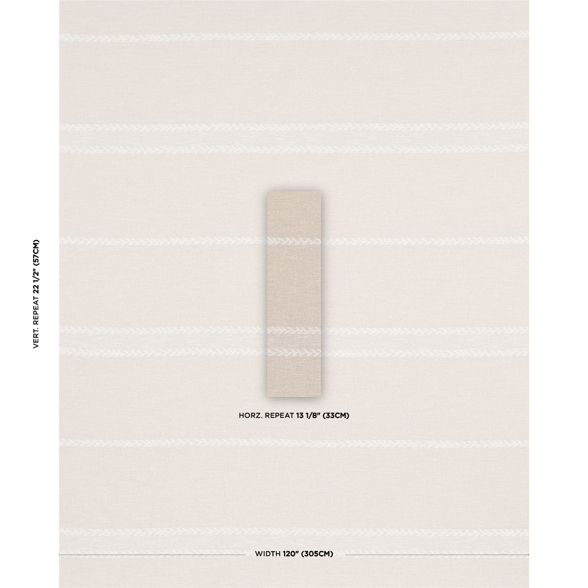 Purchase 85052 | Plains Stripe Casement, Natural - Schumacher Fabric