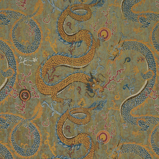 Purchase 85090 | Serpentine Dragon, Multi - Schumacher Fabric