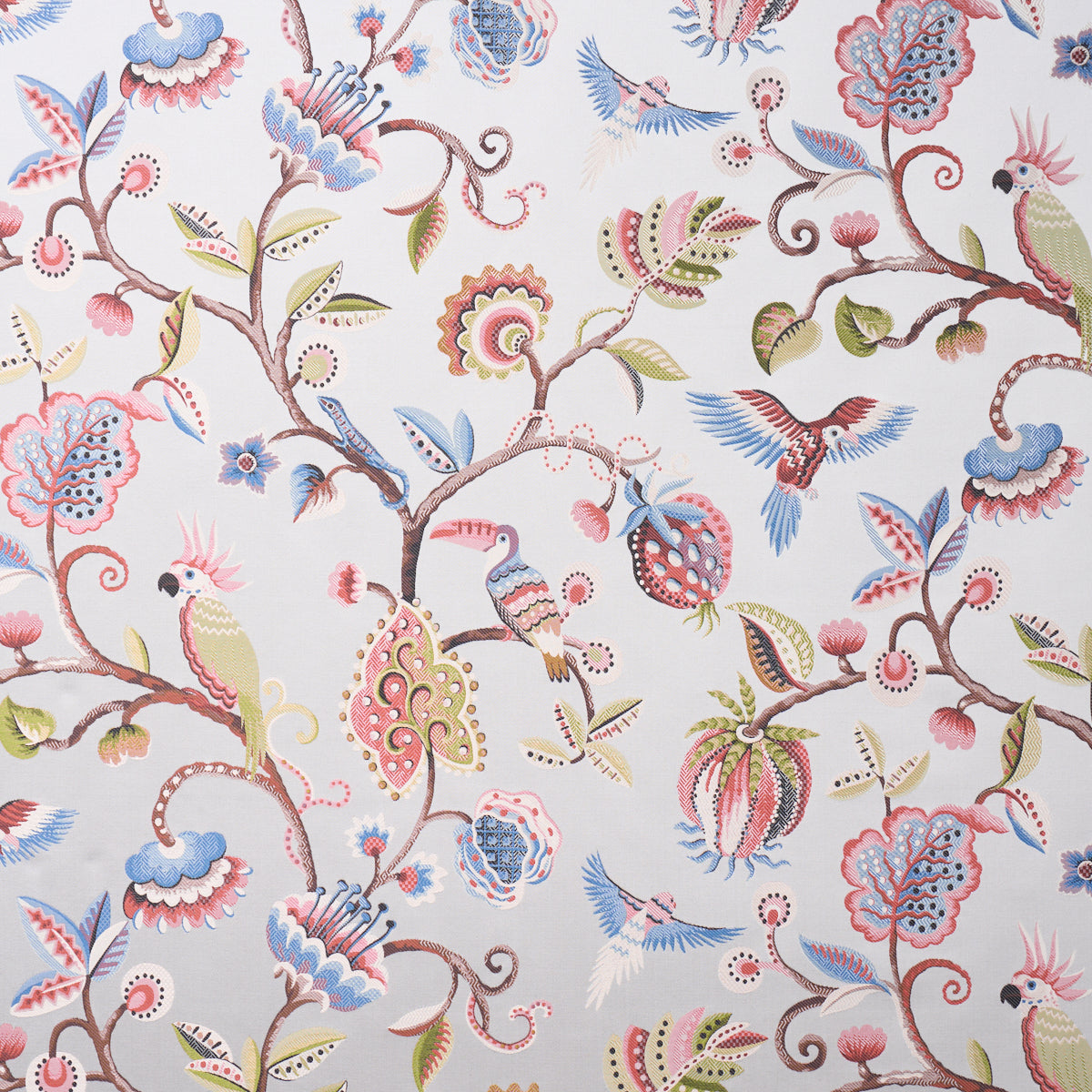 Purchase 85112 | Birds Of Paradise, Mist - Schumacher Fabric