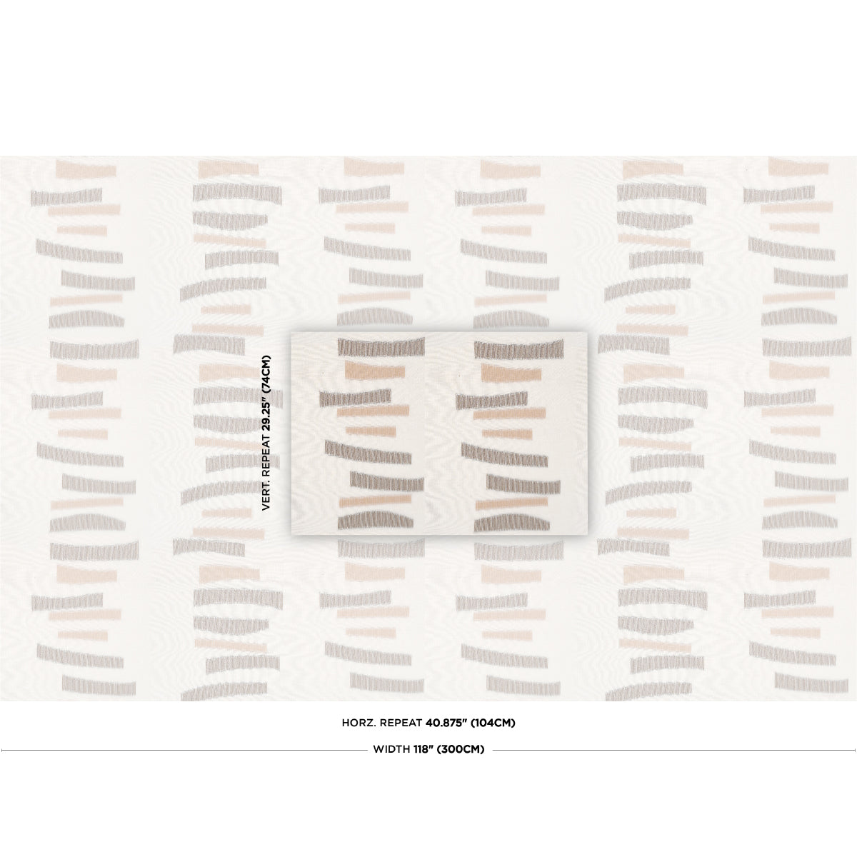 Purchase 85152 | Jensen Sheer, Brown - Schumacher Fabric