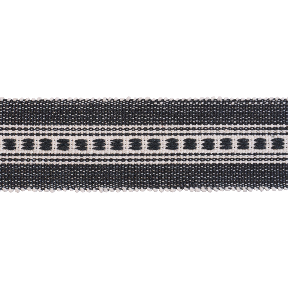 Purchase 85171 | Lubeck Tape Narrow, Charcoal - Schumacher Trim