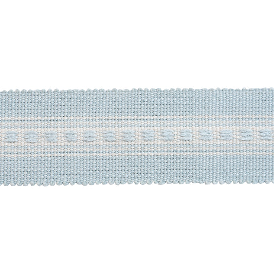 Purchase 85173 | Lubeck Tape Narrow, Sky - Schumacher Trim
