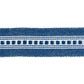 Purchase 85174 | Lubeck Tape Narrow, Navy - Schumacher Trim