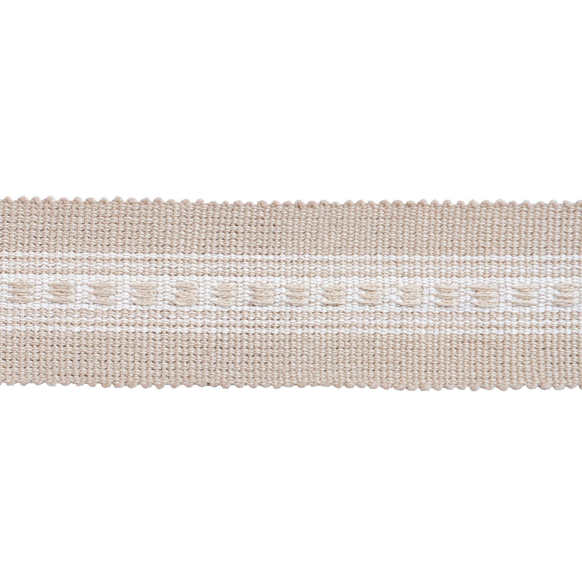 Purchase 85175 | Lubeck Tape Narrow, Natural - Schumacher Trim