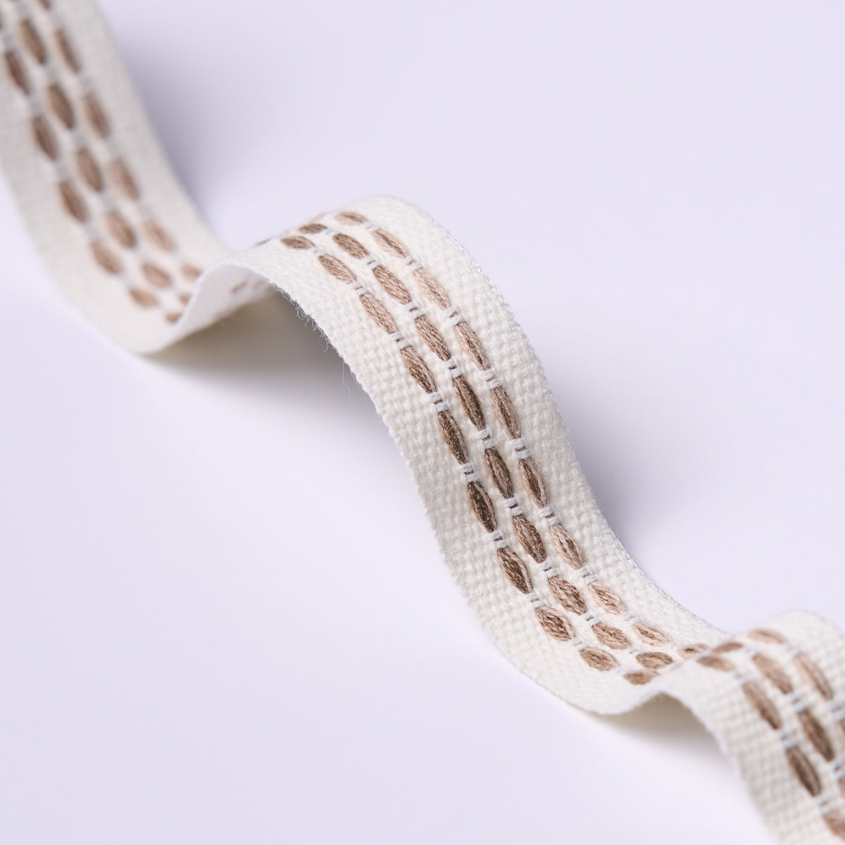 Purchase 85181 | Portola Tape Narrow Indoor/Outdoor, Flax - Schumacher Trim