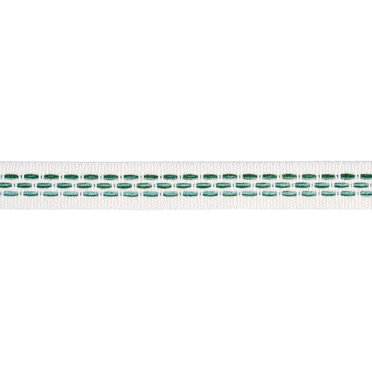Purchase 85182 | Portola Tape Narrow Indoor/Outdoor, Green - Schumacher Trim