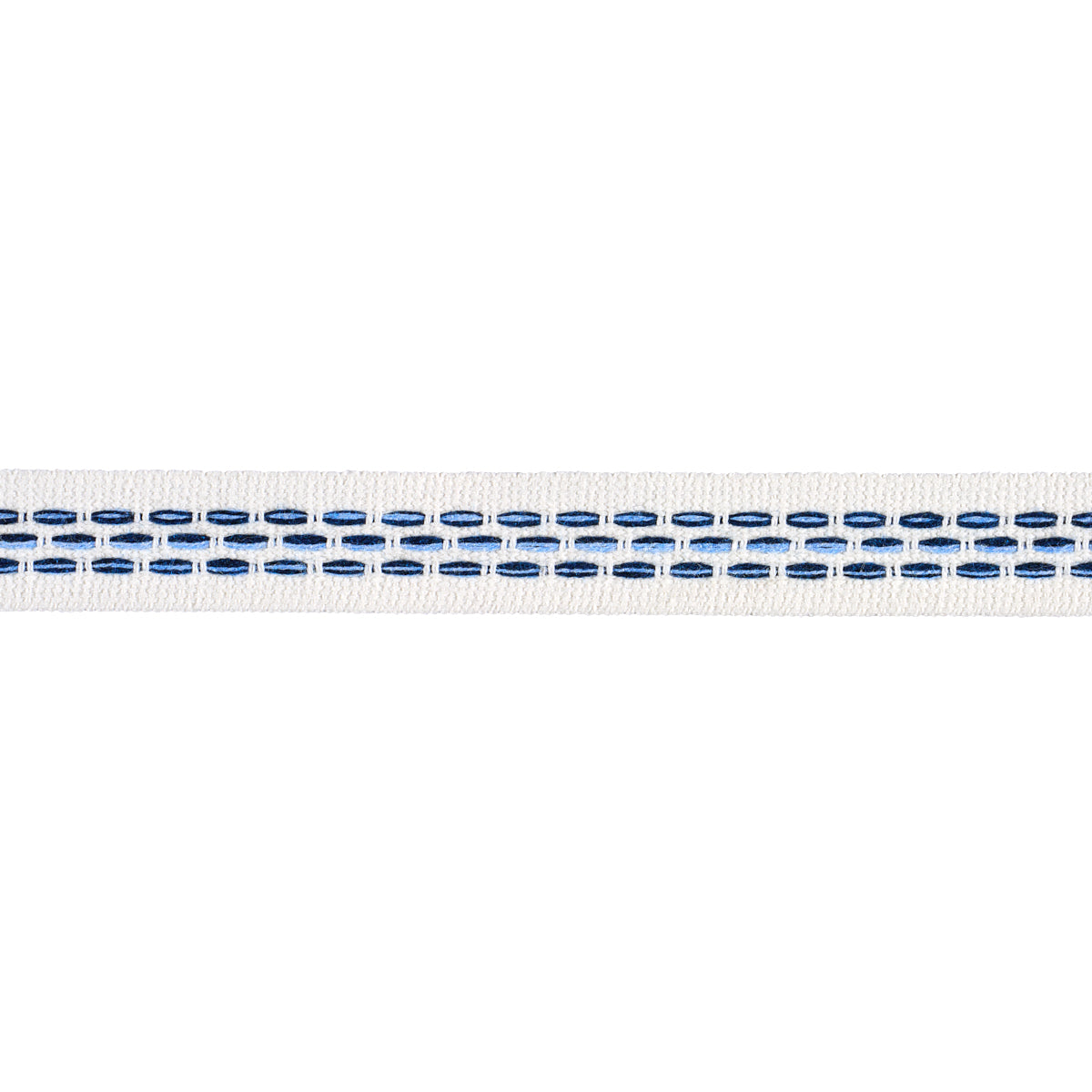 Purchase 85183 | Portola Tape Narrow Indoor/Outdoor, Blue - Schumacher Trim