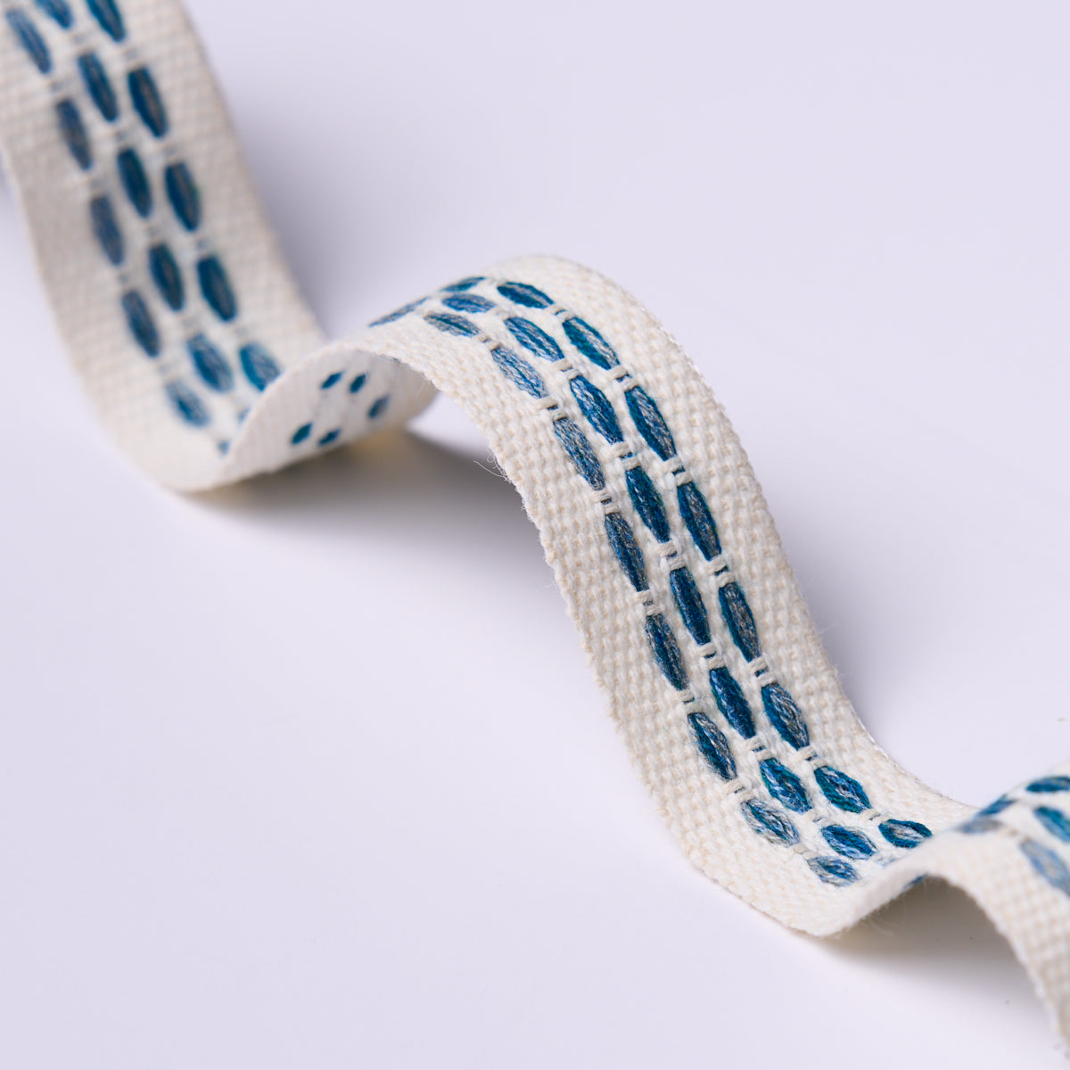 Purchase 85184 | Portola Tape Narrow Indoor/Outdoor, Slate - Schumacher Trim