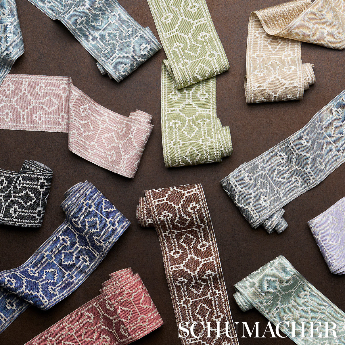 Purchase 85210 | Filbert Tape, Rose - Schumacher Trim