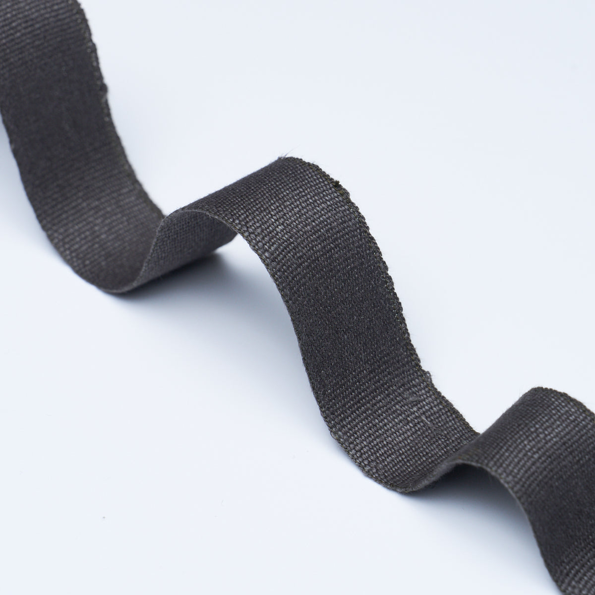 Purchase 85230 | Mathias Linen Tape Medium, Charcoal - Schumacher Trim