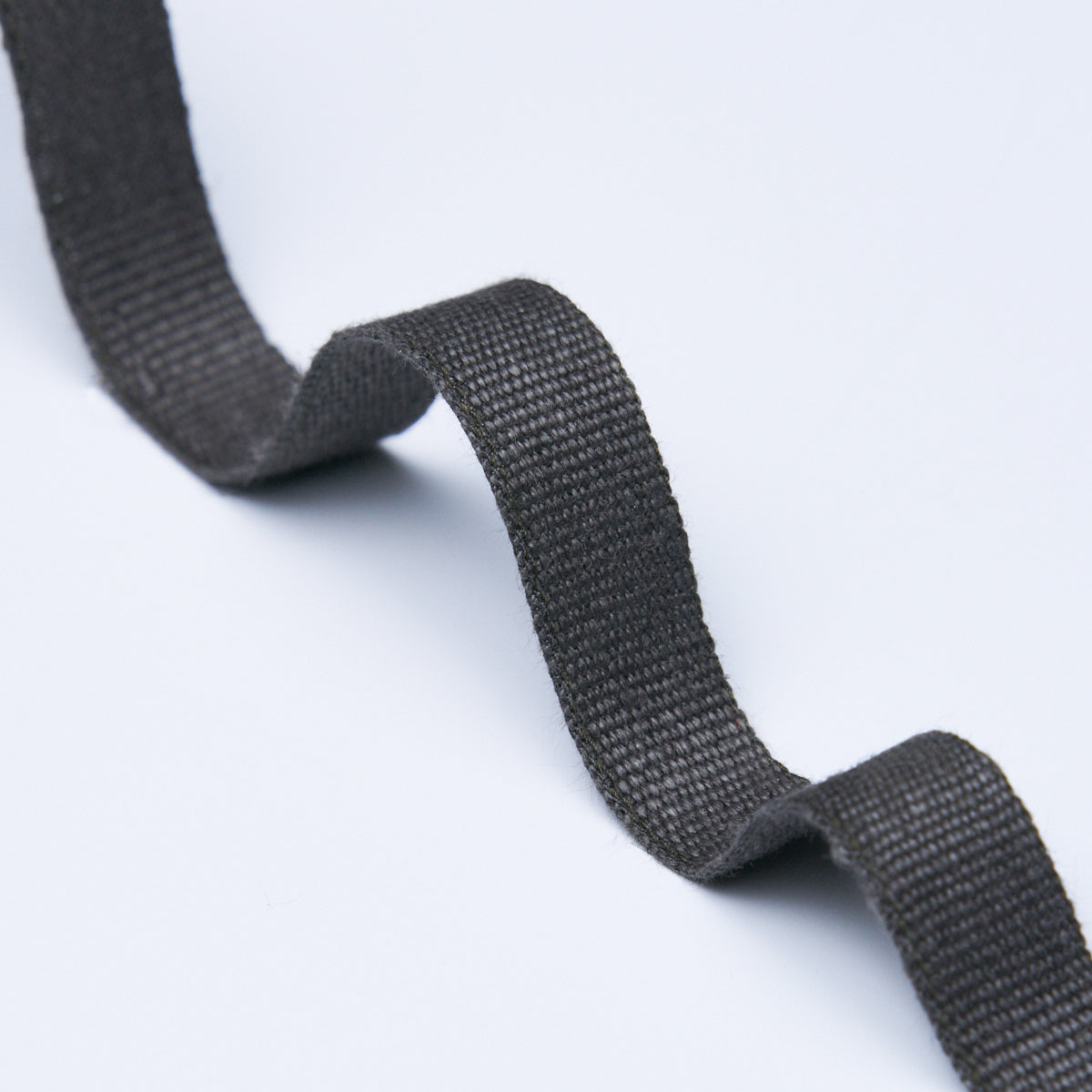 Purchase 85240 | Mathias Linen Tape Narrow, Charcoal - Schumacher Trim