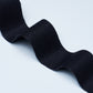 Purchase 85252 | Mathias Linen Tape Wide, Black - Schumacher Trim