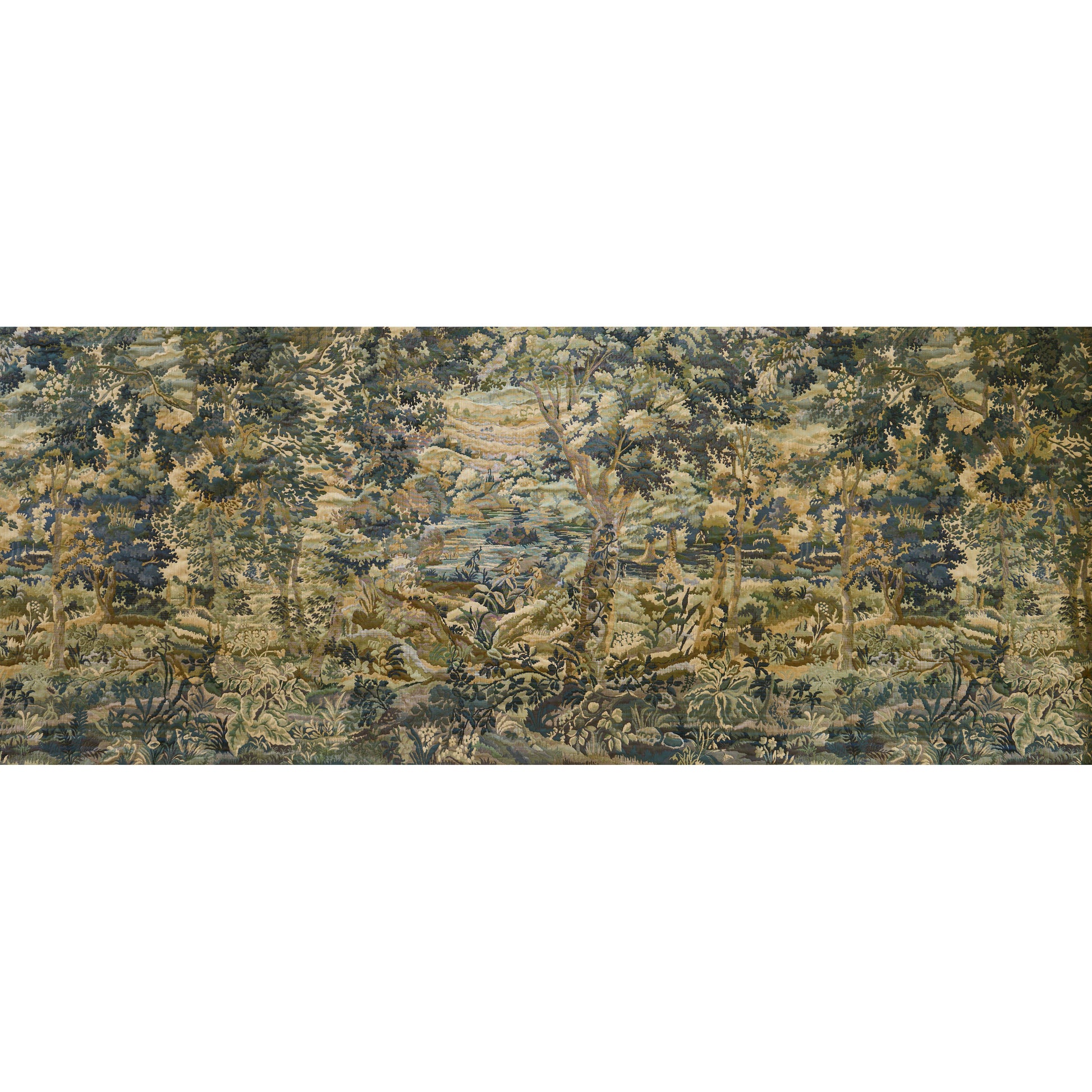 Purchase 85370 | Flemish Tapestry, Vert - Schumacher Fabric