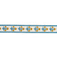 Purchase 85440 | Poppy Hand Block Trim, Blue - Schumacher Trim