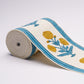 Purchase 85440 | Poppy Hand Block Trim, Blue - Schumacher Trim