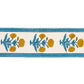 Purchase 85440 | Poppy Hand Block Trim, Blue - Schumacher Trim