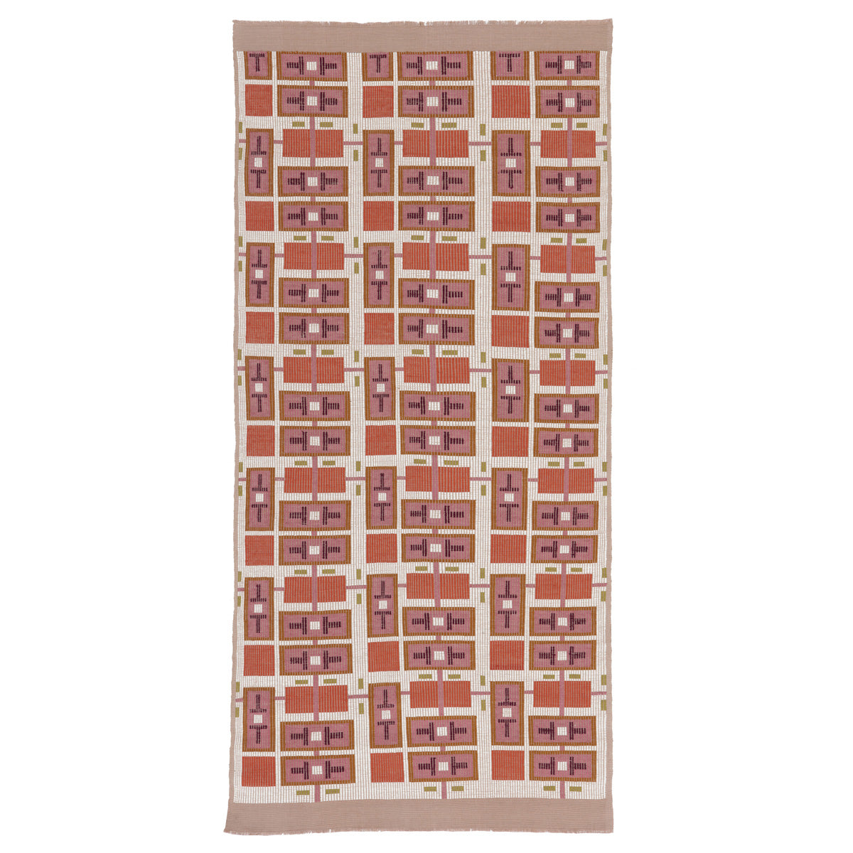 Purchase 85480 | Ocular Hand Woven Brocade, Sunset - Schumacher Fabric