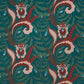 Purchase 85490 | Jaipur Fantaisie, Turquoise - Schumacher Fabric