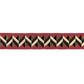 Purchase 85580 | Zigzag Moderne Tape, Red - Schumacher Trim