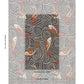 Purchase 85590 | Koi Fish, Midnight - Schumacher Fabric
