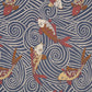 Purchase 85591 | Koi Fish, Indigo - Schumacher Fabric