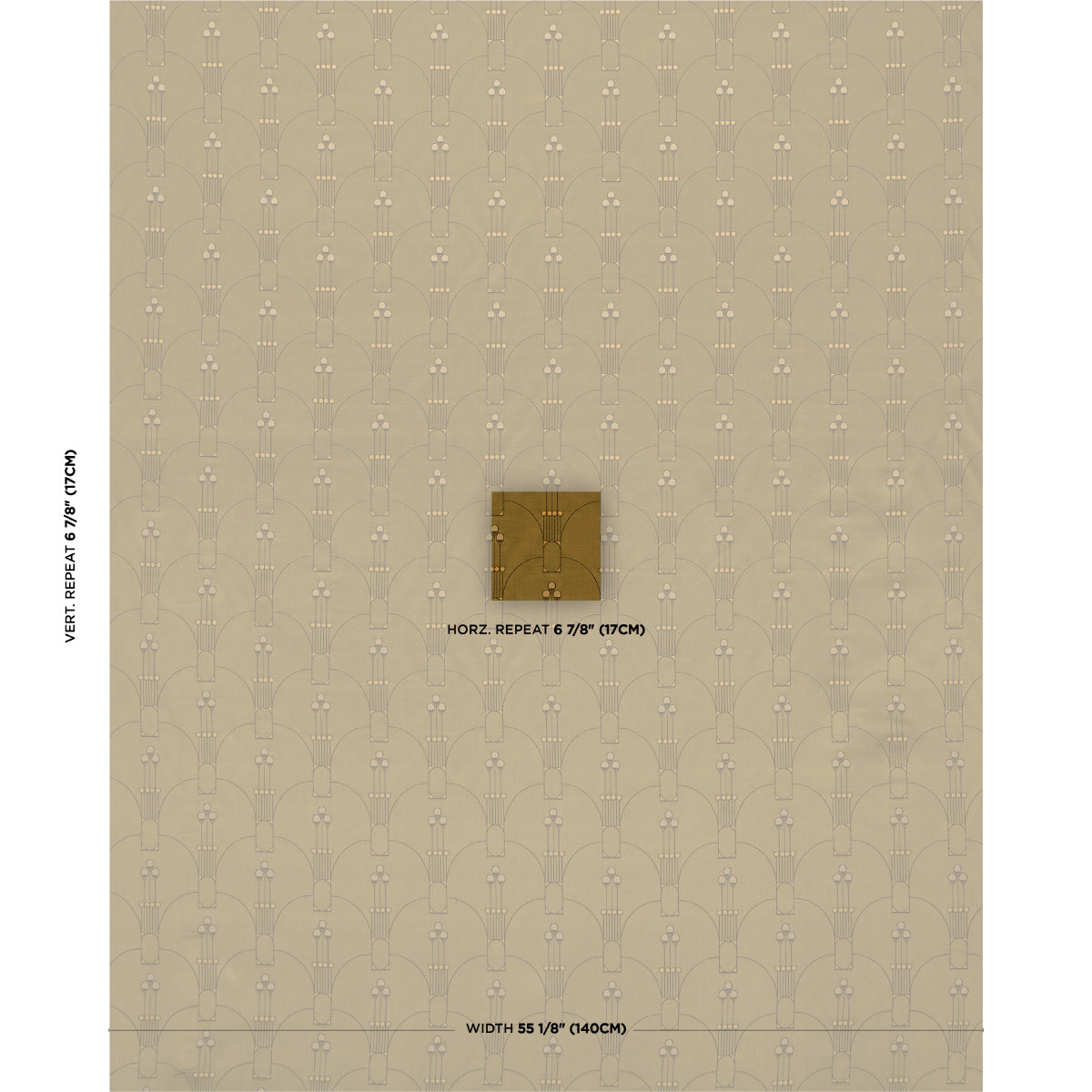 Purchase 85601 | Swanson Scallop, Olive - Schumacher Fabric