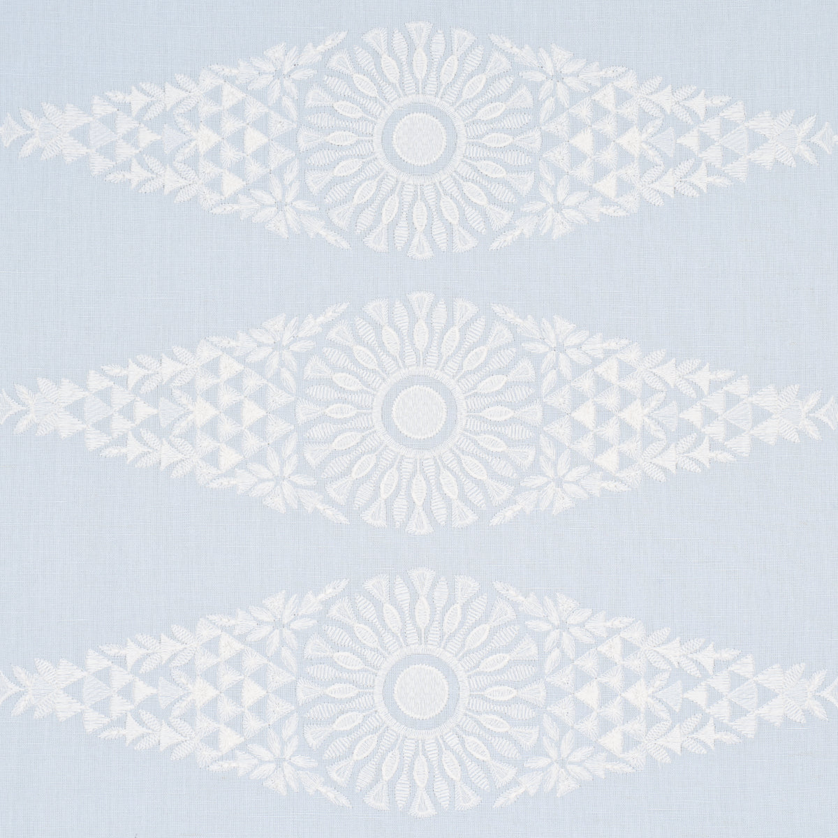 Purchase 85671 | Tasmin Embroidery, Soft Blue - Schumacher Fabric