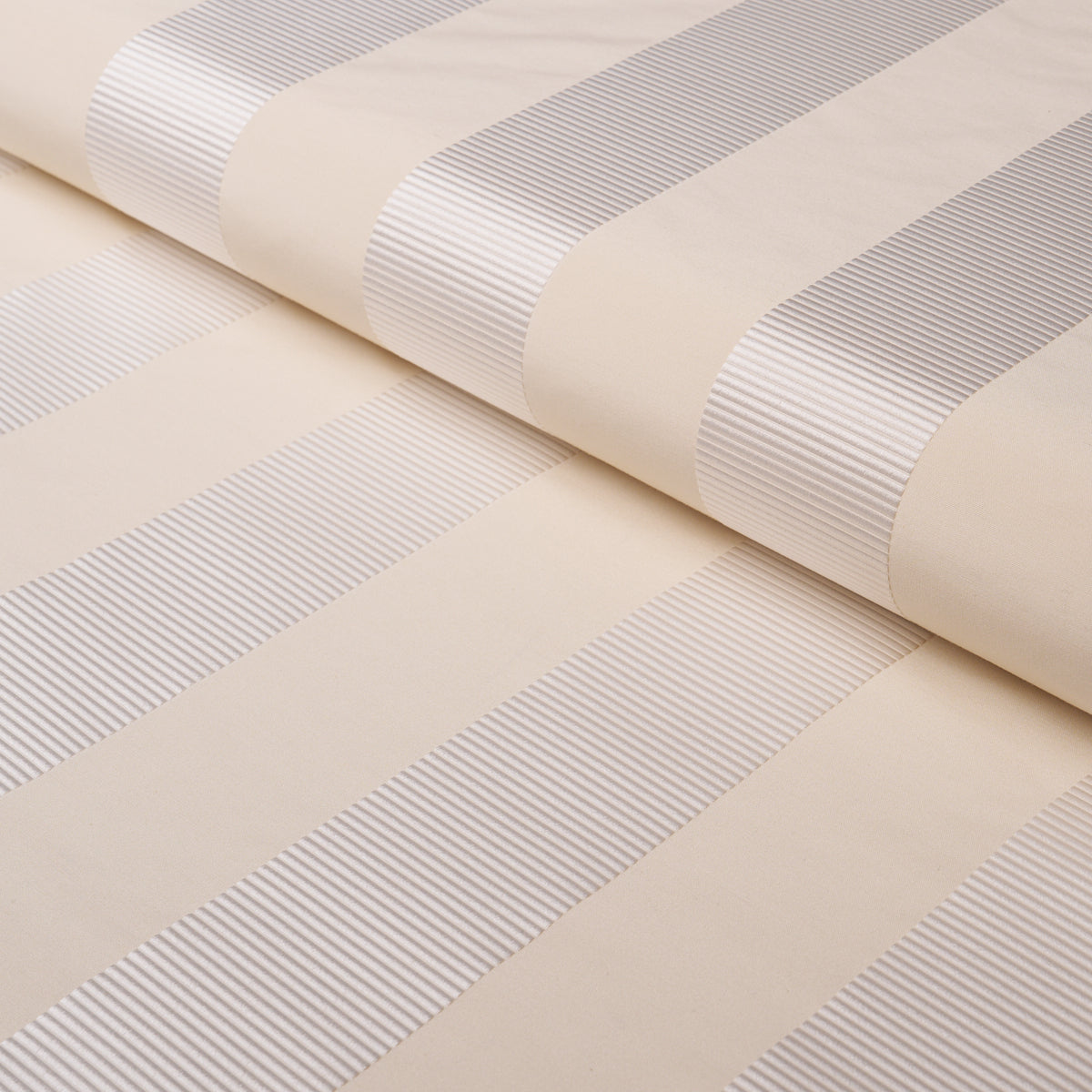 Purchase 85771 | Madison Wide Stripe, Ivory - Schumacher Fabric