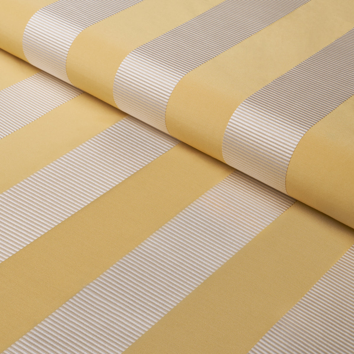 Purchase 85775 | Madison Wide Stripe, Yellow - Schumacher Fabric