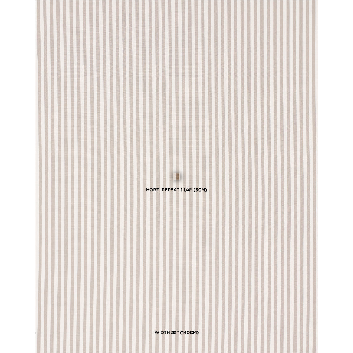 Purchase 85811 | Hanson Indoor/Outdoor Stripe Narrow, Brown - Schumacher Fabric