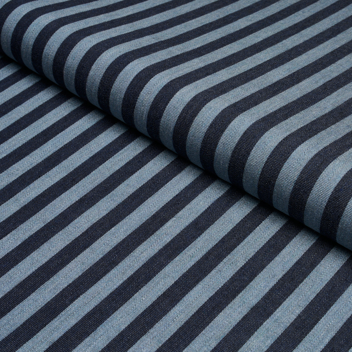 Purchase 85814 | Hanson Indoor/Outdoor Stripe Narrow, Blues - Schumacher Fabric