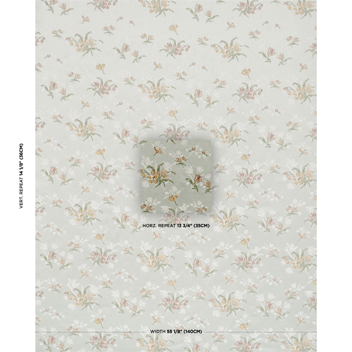 Purchase 85821 | Spitalfields Bouquet, Robin'S Egg - Schumacher Fabric