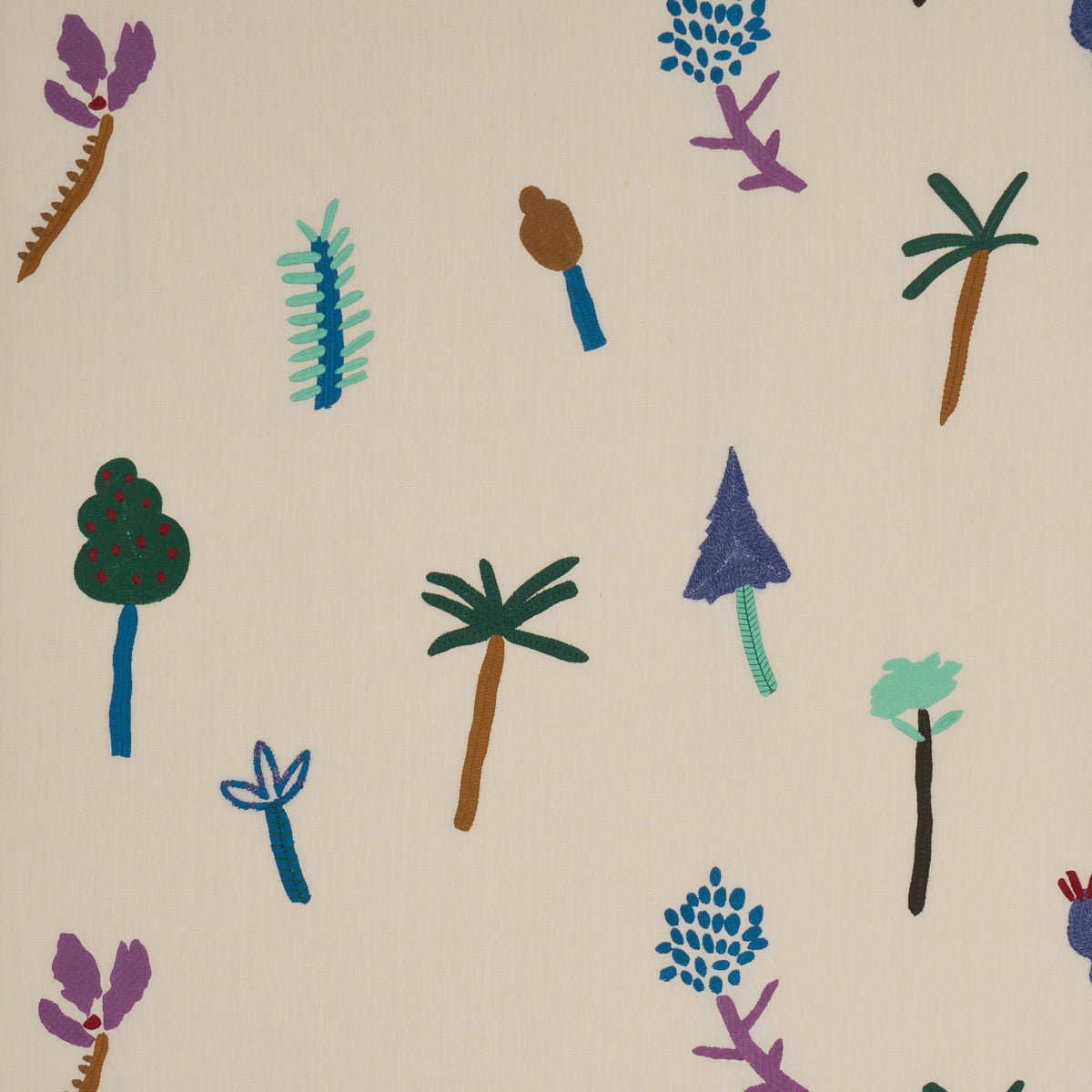 Purchase 85850 | Tropical Trees, Multi - Schumacher Fabric