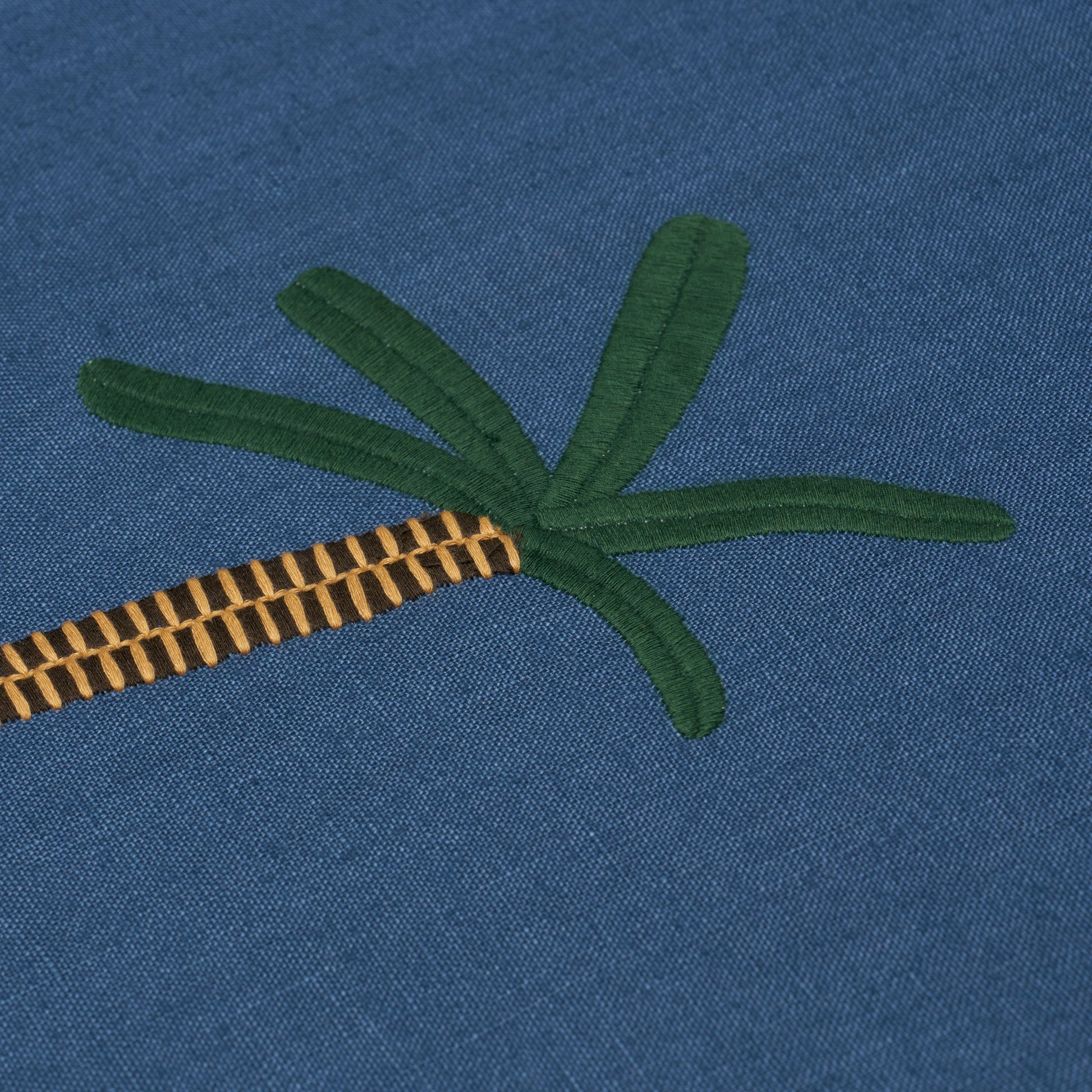 Purchase 85852 | Tropical Trees, Blue - Schumacher Fabric