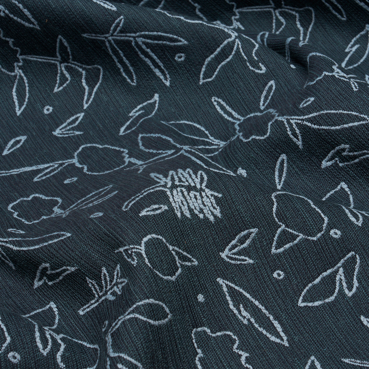 Purchase 85871 | Jungle Vine, Dark Blue - Schumacher Fabric