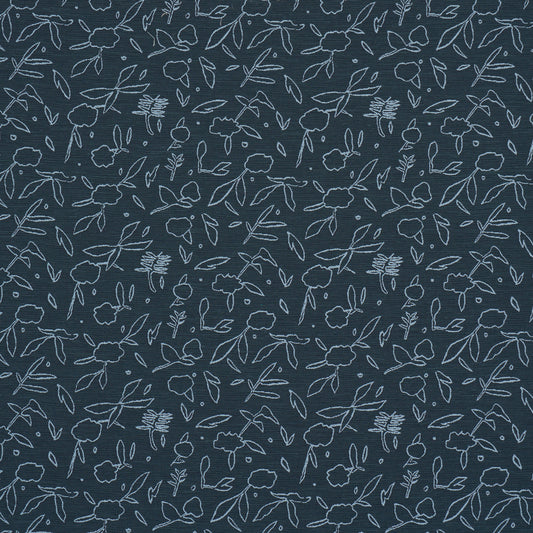 Purchase 85871 | Jungle Vine, Dark Blue - Schumacher Fabric