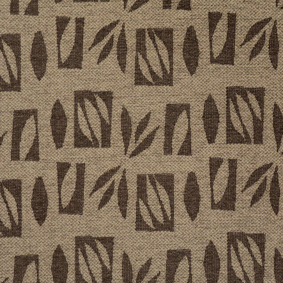 Purchase 85882 | Banana Leaf Cut Out, Brown - Schumacher Fabric