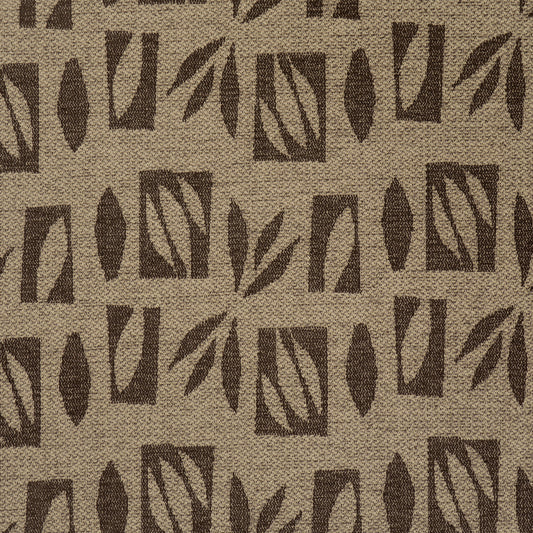 Purchase 85882 | Banana Leaf Cut Out, Brown - Schumacher Fabric