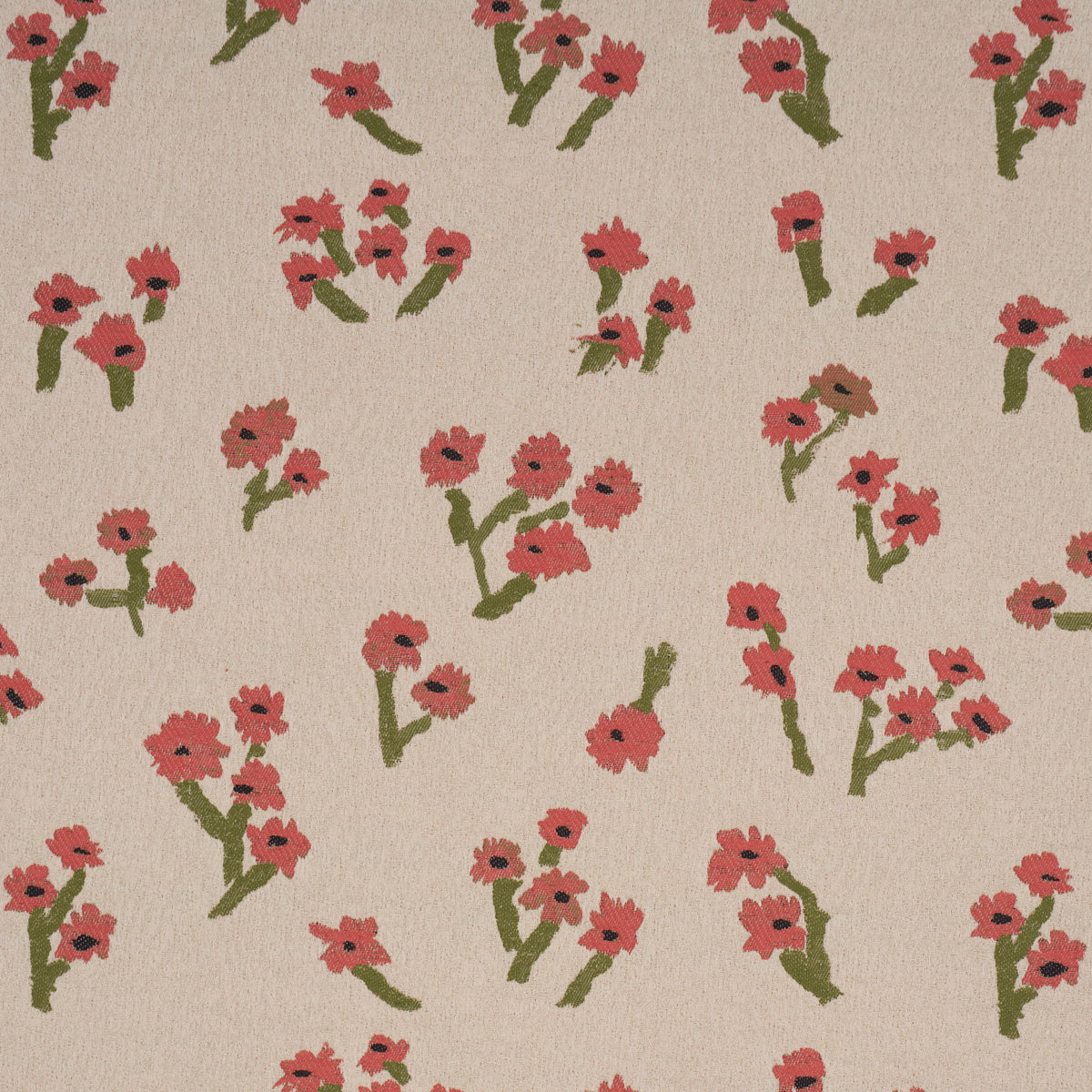 Purchase 85890 | Rosie Posy Woven, Red - Schumacher Fabric