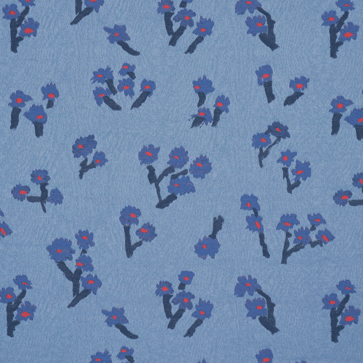 Purchase 85892 | Rosie Posy Woven, Blue - Schumacher Fabric
