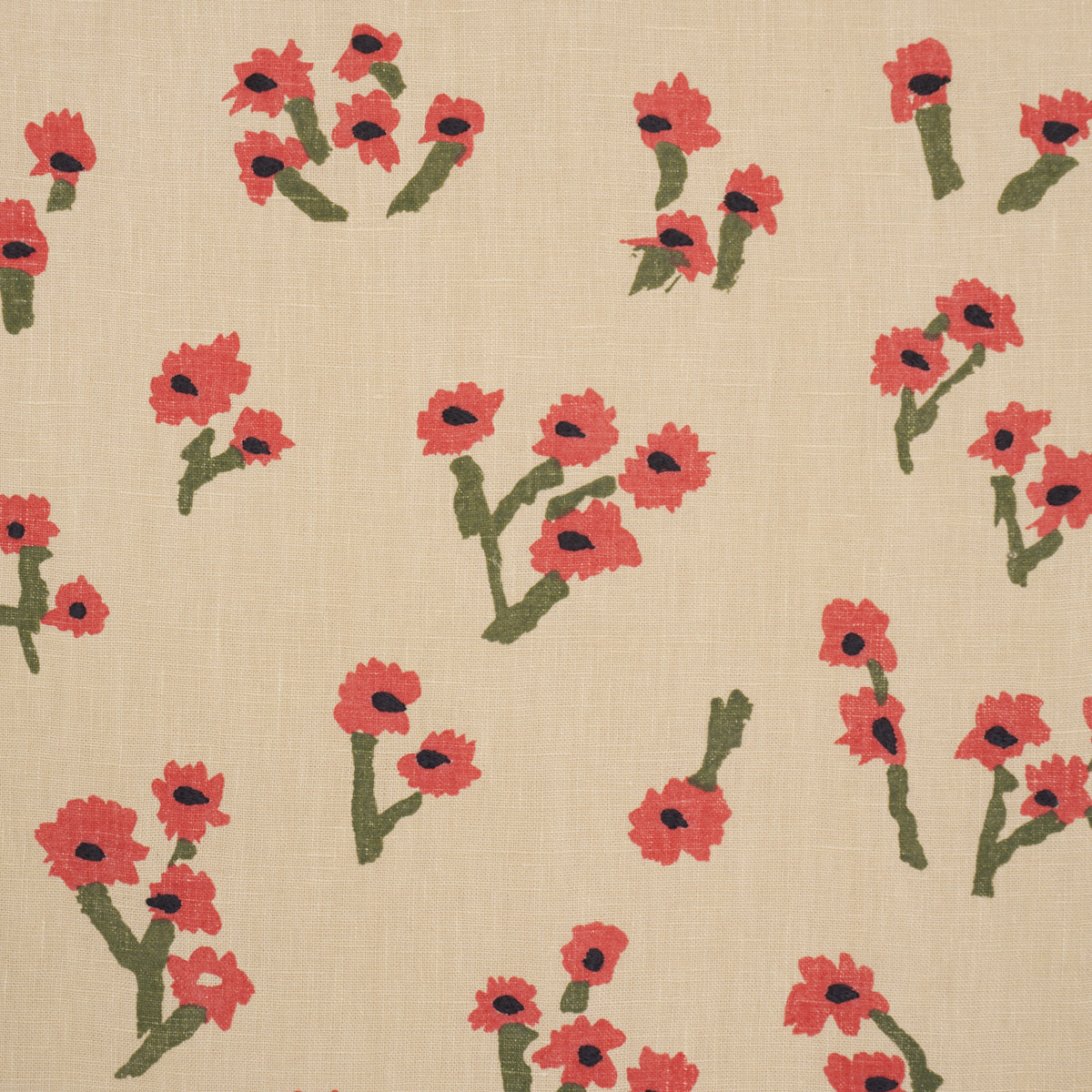 Purchase 85901 | Rosie Posy, Red - Schumacher Fabric