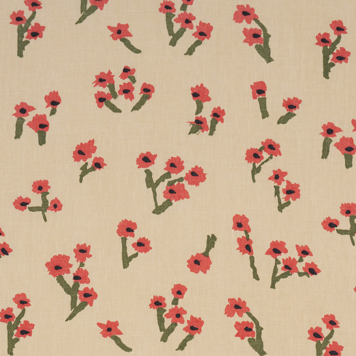 Purchase 85901 | Rosie Posy, Red - Schumacher Fabric