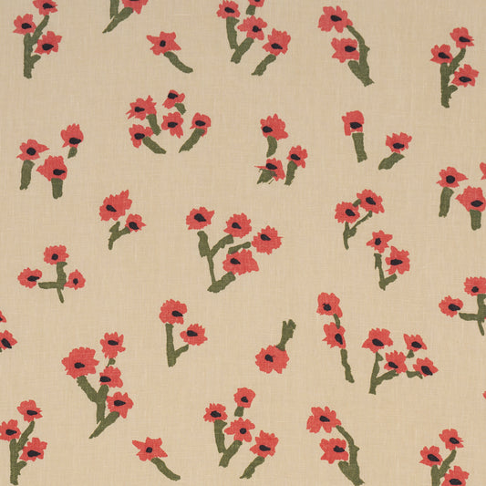 Purchase 85901 | Rosie Posy, Red - Schumacher Fabric