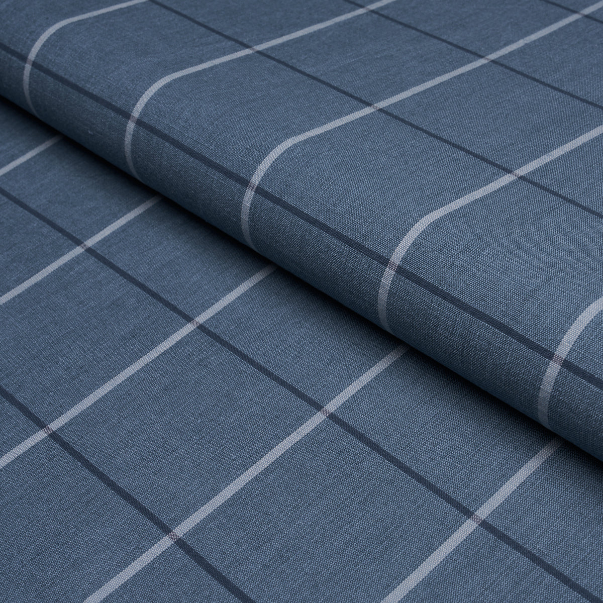 Purchase 85911 | Taos Grid, Blue - Schumacher Fabric