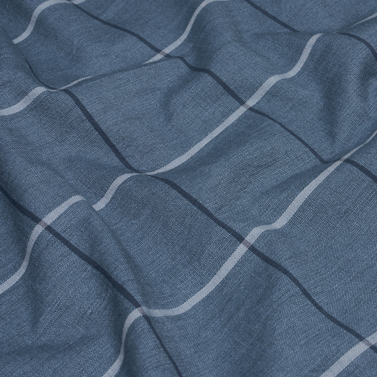 Purchase 85911 | Taos Grid, Blue - Schumacher Fabric