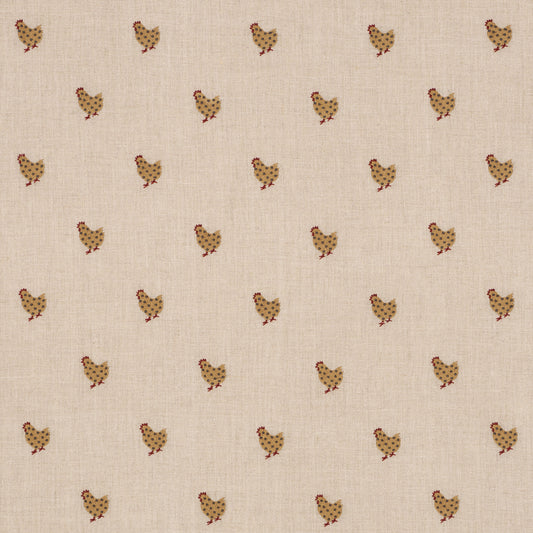 Purchase 85950 | Betsy'S Chicken Embroidery, Natural - Schumacher Fabric